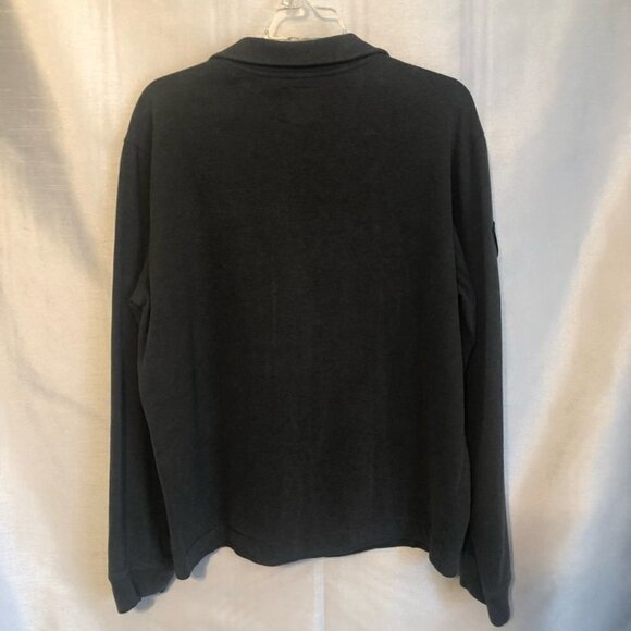 NWOT Roots 73 1/4 Zip Pullover Mens Lg Grey - Picture 9 of 10